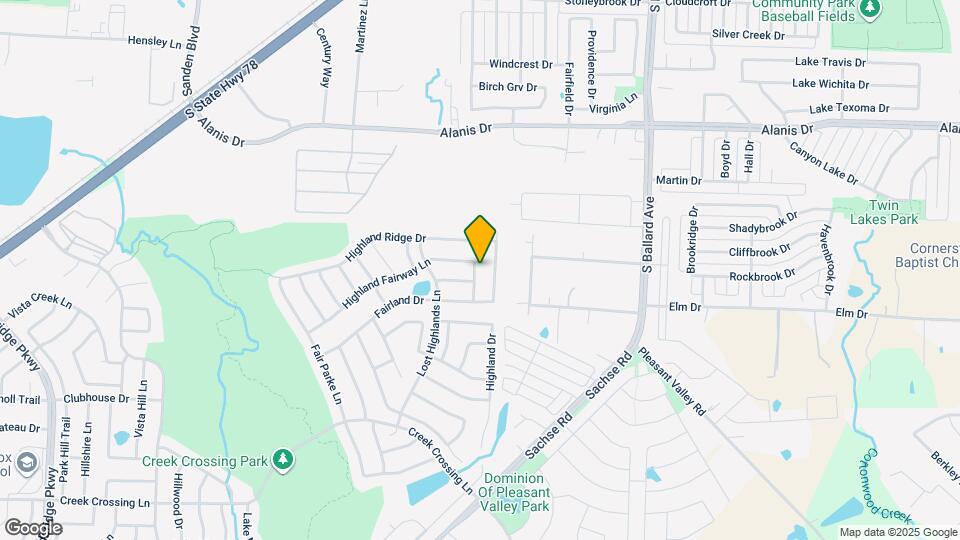 1921 Highland Haven Ln Map and Location Details