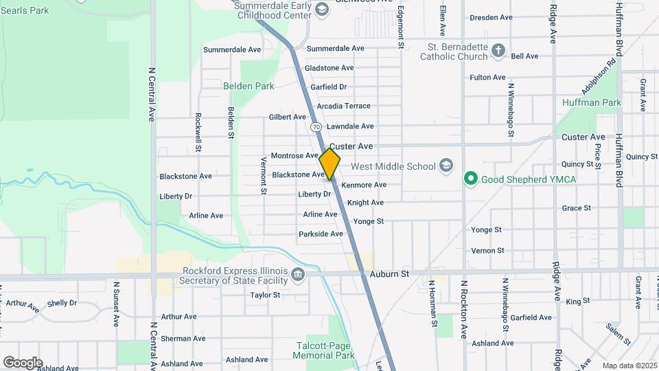 1912 Kilburn Ave Map and Location Details