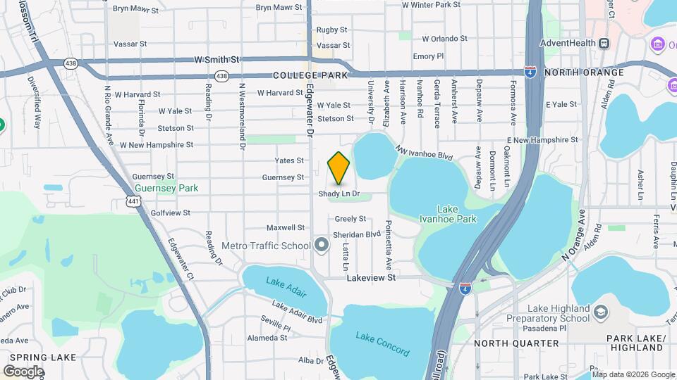 601 Shady Ln Dr Map and Location Details