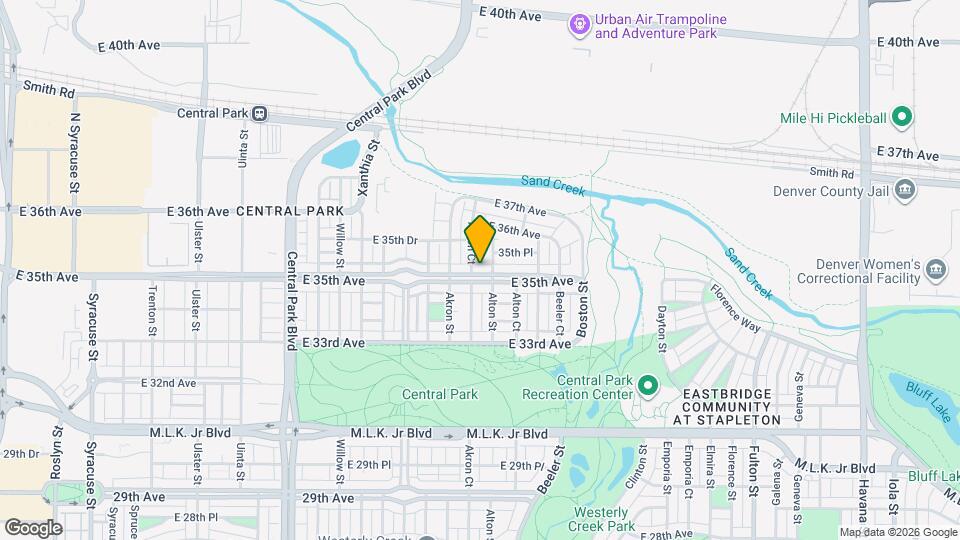 9067 E 35th Ave Map and Location Details