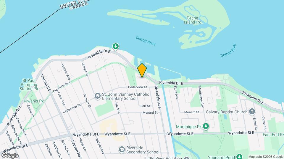 9099 Riverside Dr E Map and Location Details