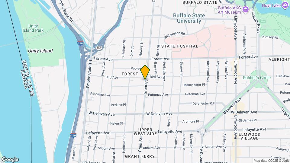 420 Grant St Map and Location Details