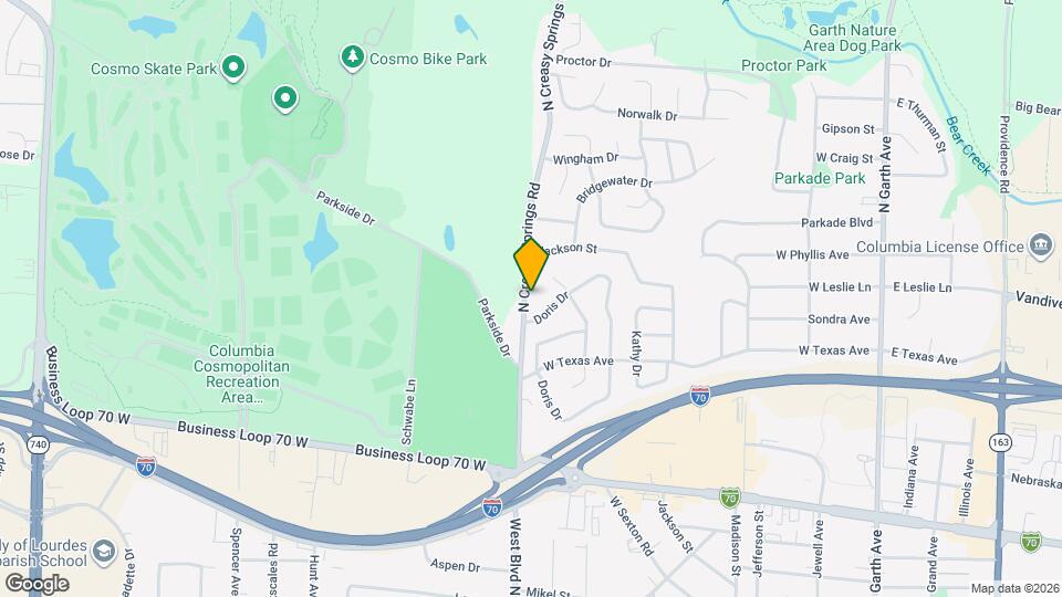 1810-1812 N Creasy Springs Rd Map and Location Details