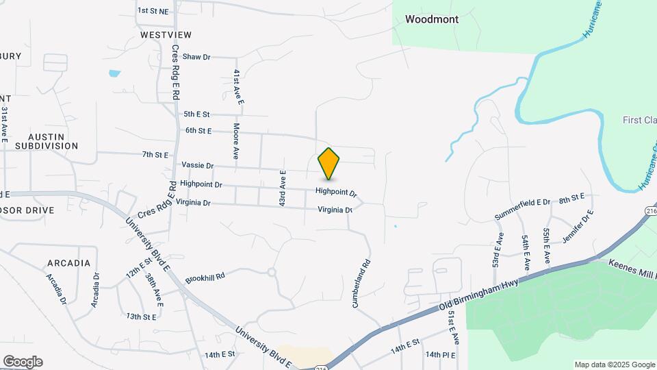 4616 Highpoint Dr Map and Location Details