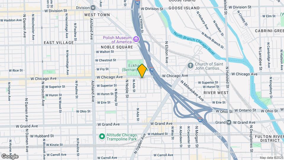 747 N Throop St, Unit 1 Map and Location Details