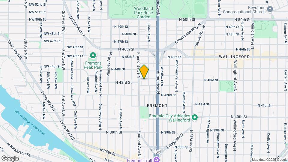 715 N 43rd St Map and Location Details