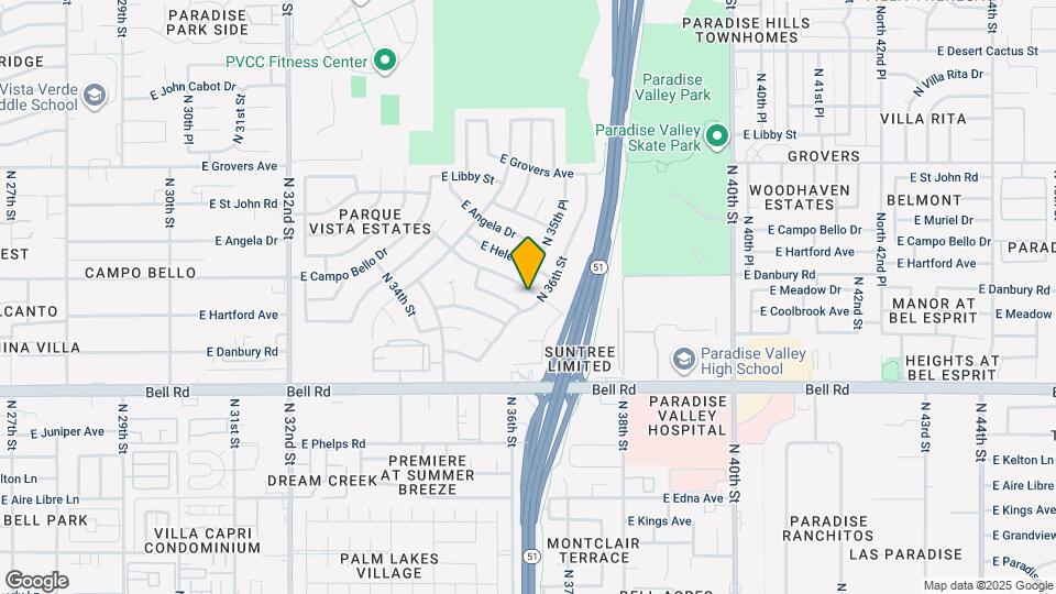 3551 E Campo Bello Dr Map and Location Details