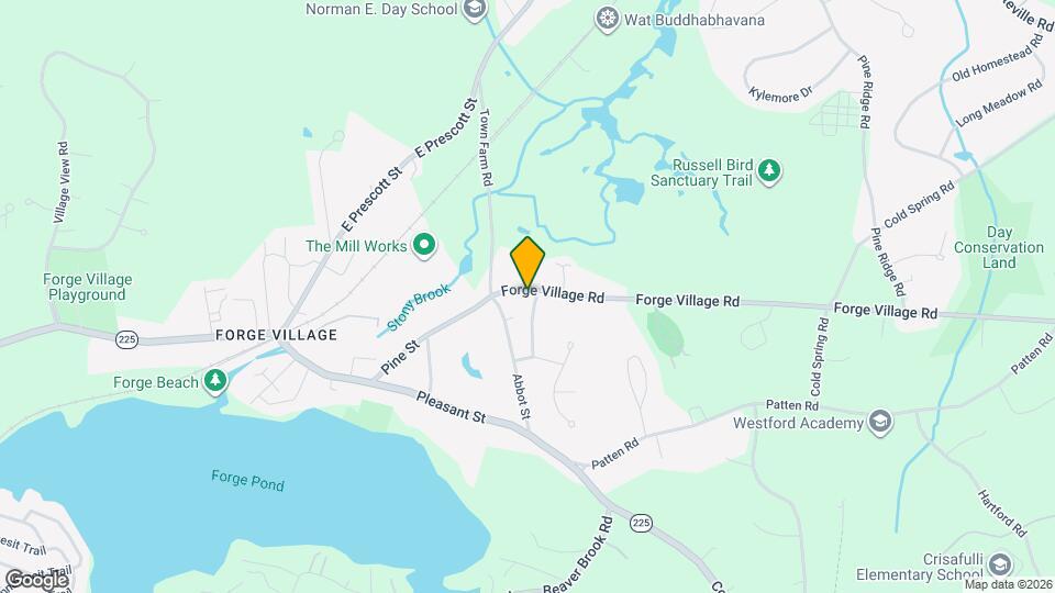 98 Forge Village Rd, Unit Fl 1 Map and Location Details