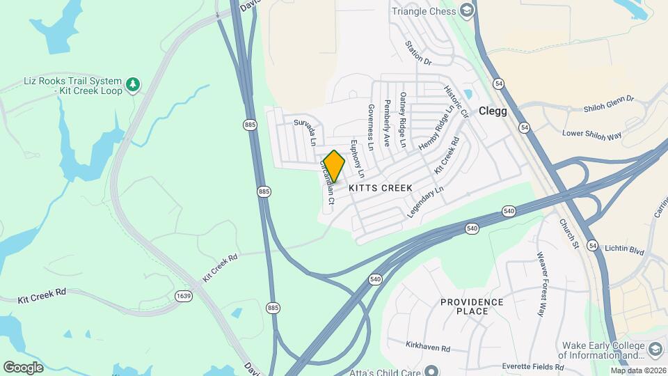1812 Hemby Ridge Ln Mapa y Detalles de la Ubicación