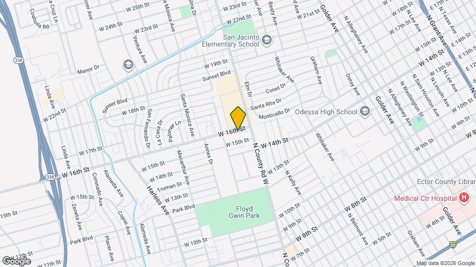 2011 W 16th St Map and Location Details