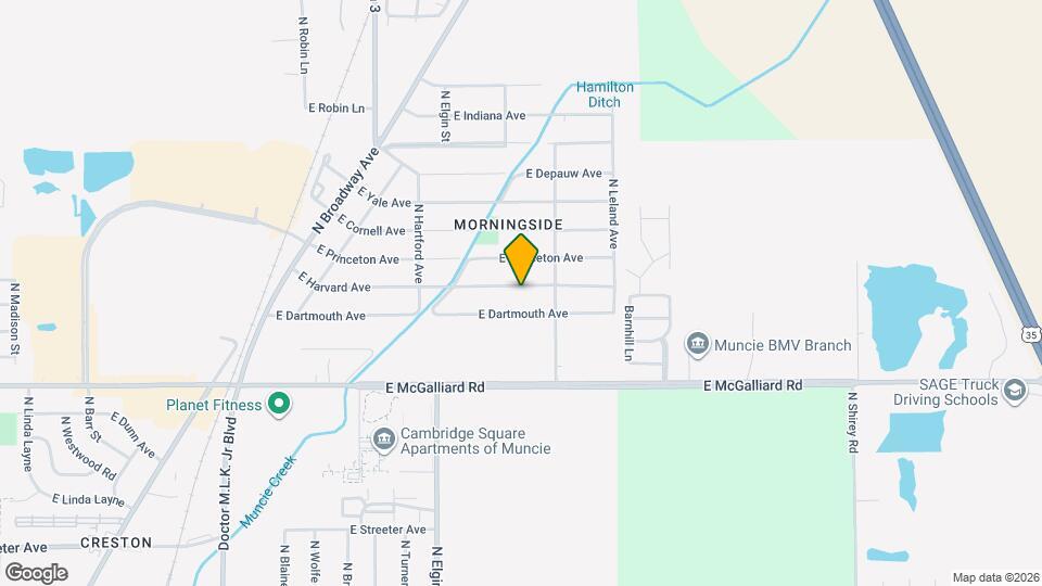 2125 E Harvard Ave Mapa y Detalles de la Ubicación