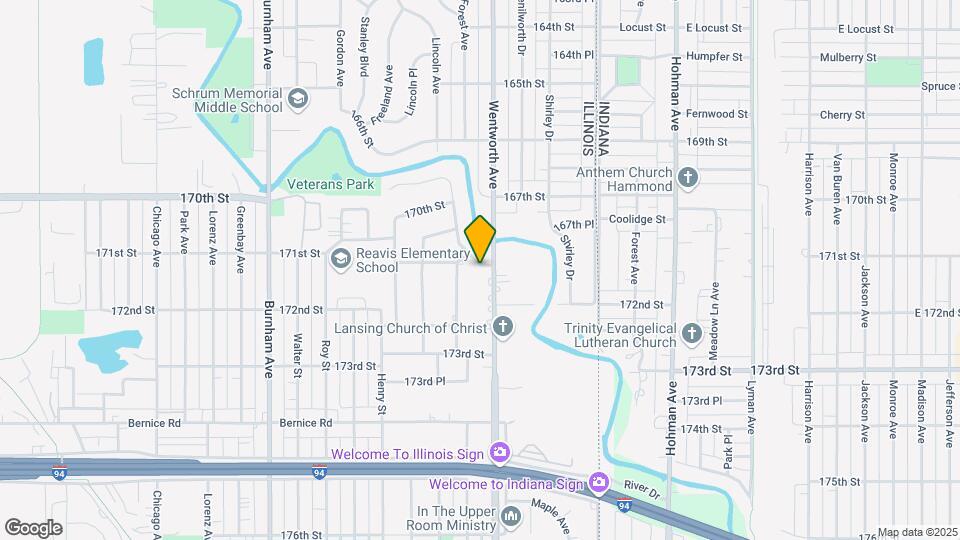 17104 Wentworth Ave Mapa y Detalles de la Ubicación