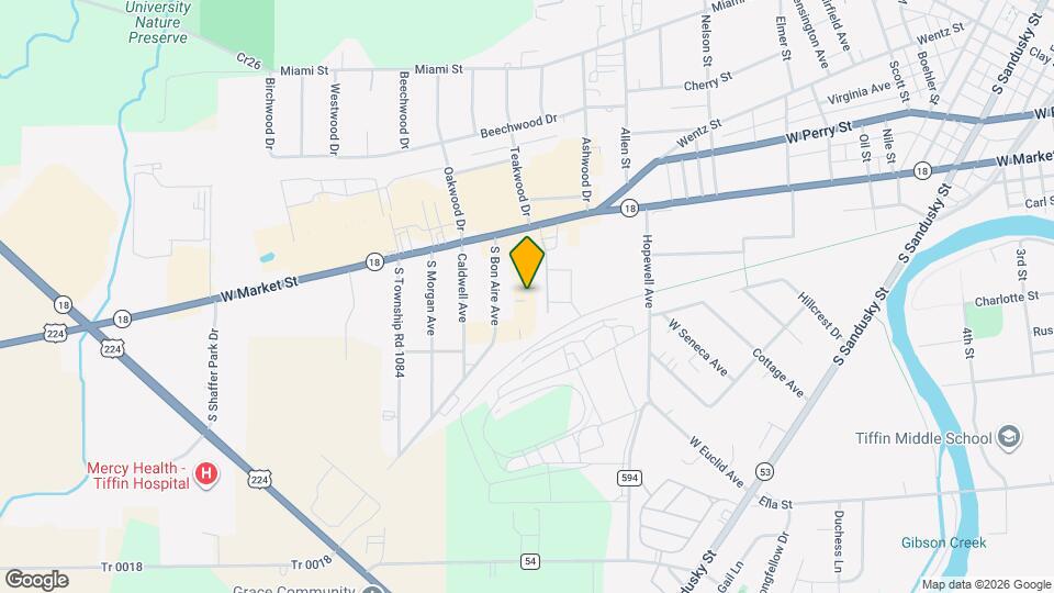 1730 W Market St Map and Location Details