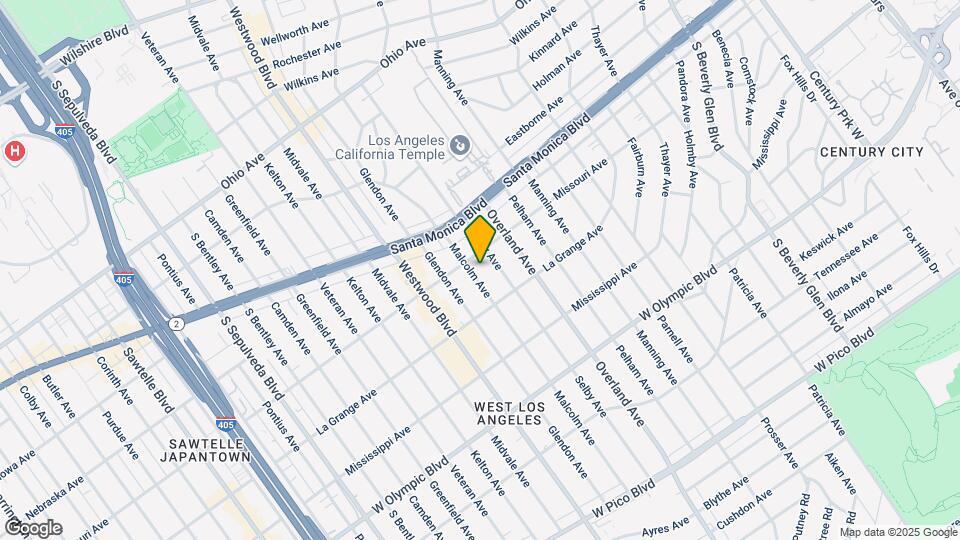 1916 Malcolm Ave, Unit 2 Map and Location Details
