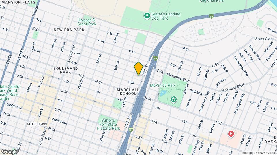 2816 F St Map and Location Details