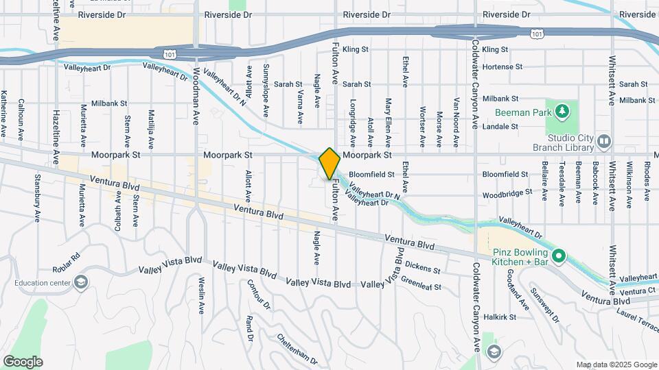 4301 Fulton Ave Map and Location Details