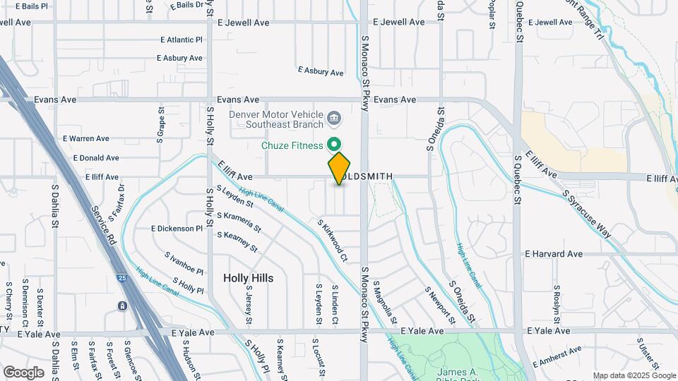 2337 S Locust St Map and Location Details