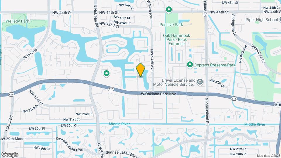 3564 NW 95th Terrace Map and Location Details