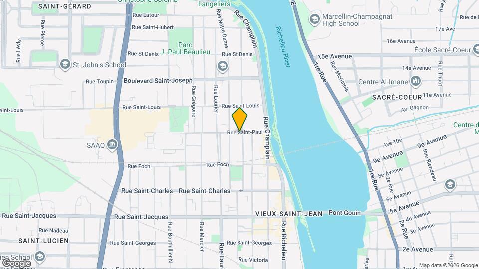 104 De Salaberry Rue Map and Location Details