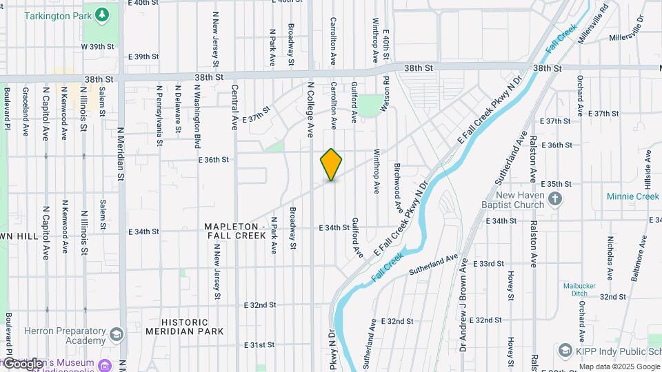 727 Fairfield Ave Map and Location Details