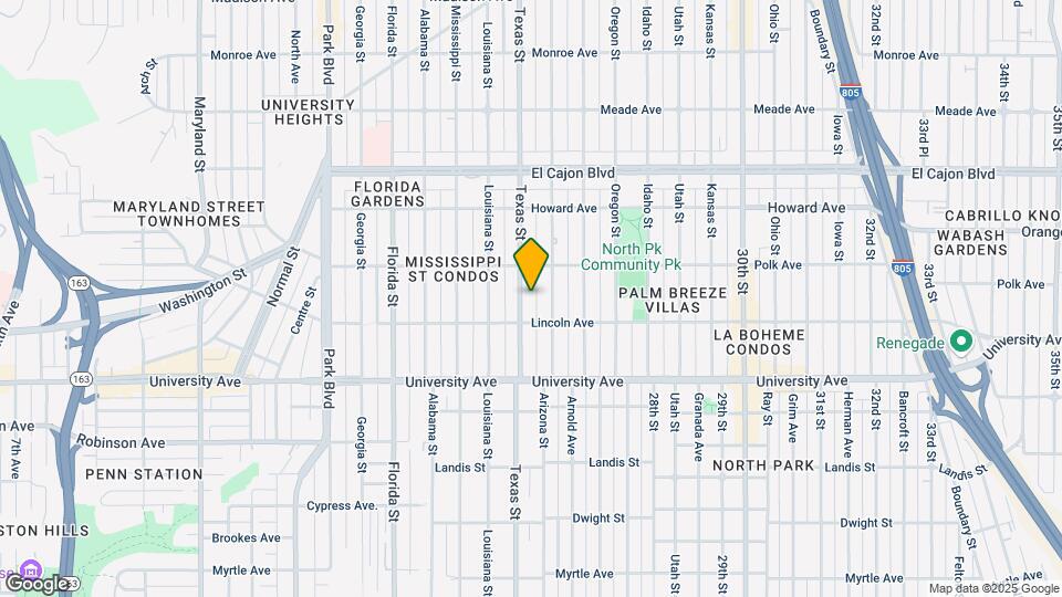 4033 Texas St Mapa y Detalles de la Ubicación
