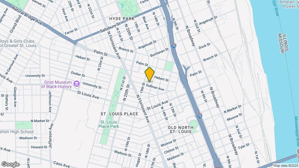 1437 Sullivan Ave Mapa y Detalles de la Ubicación