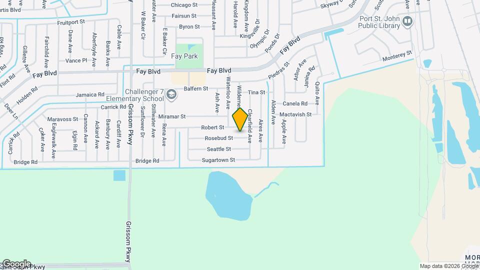 4530 Rosebud St Map and Location Details