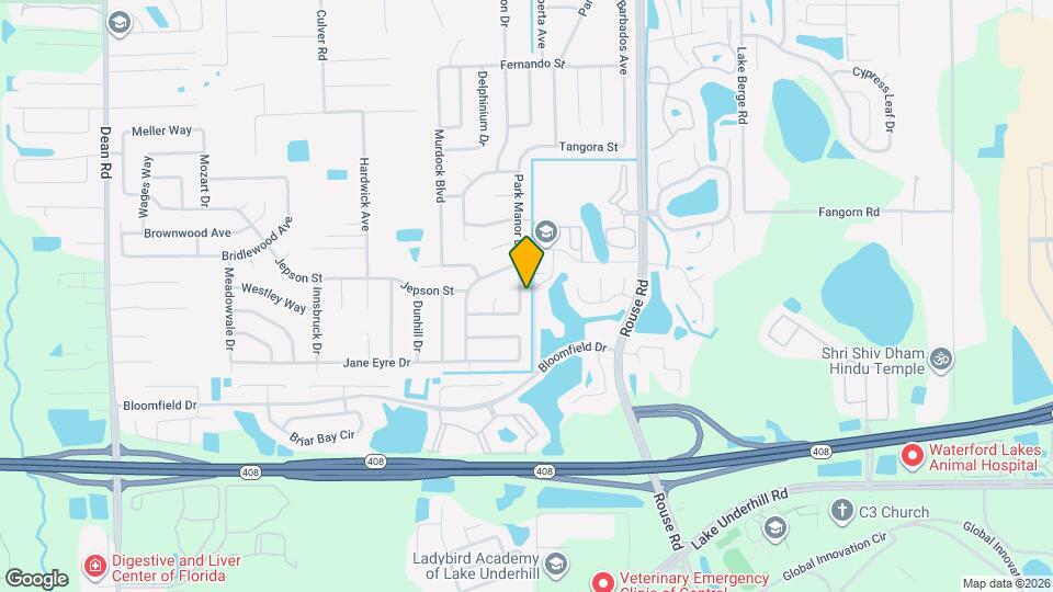 769 Hendrix Ave Map and Location Details