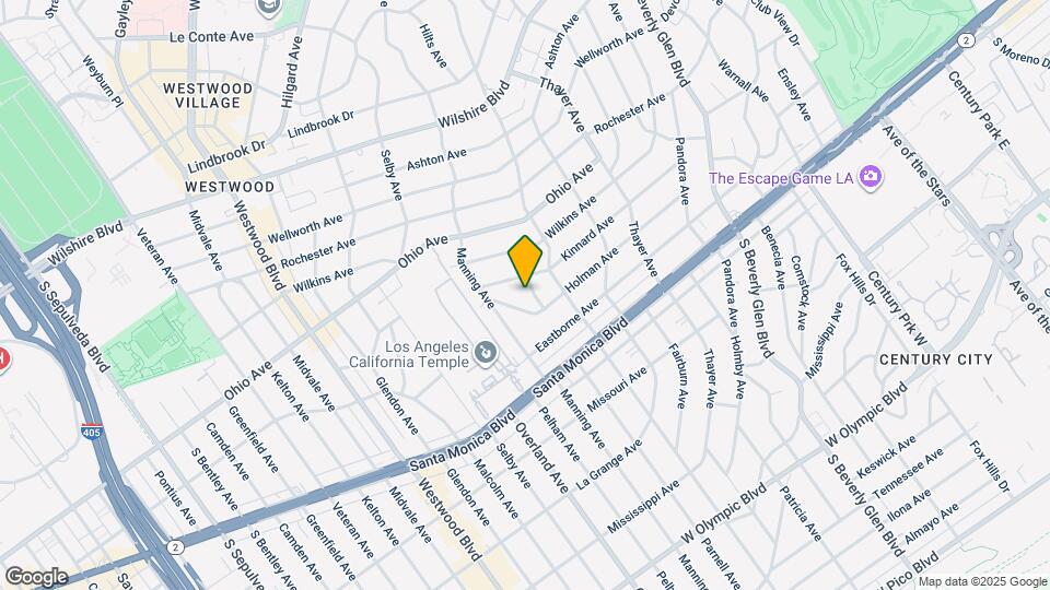 1621 Hilts Ave Map and Location Details