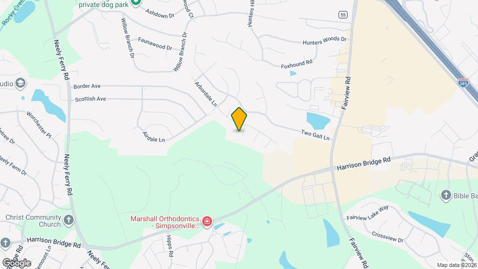 8 Martins Hollow Ln Map and Location Details