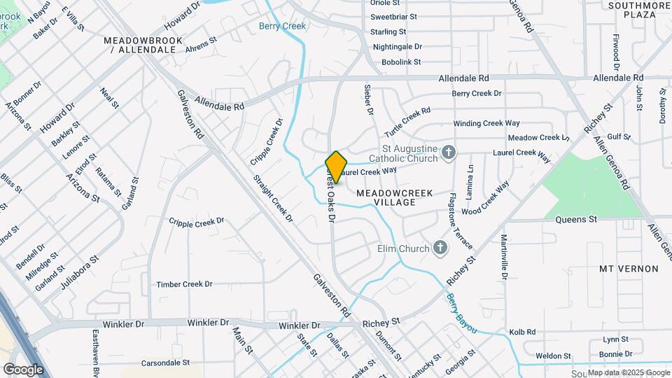 2115 Forest Oaks Dr Map and Location Details