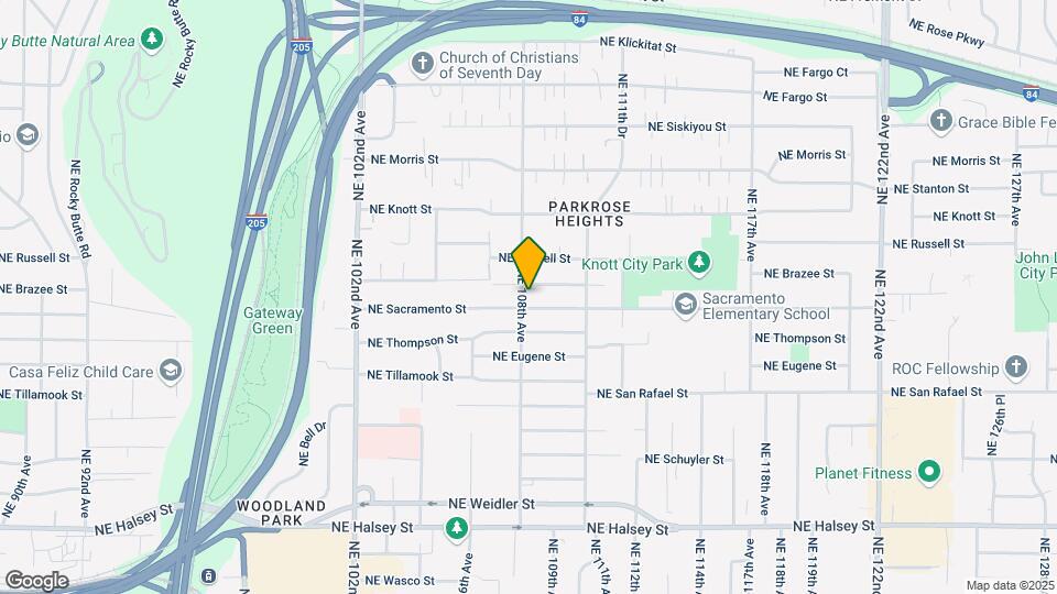 2424 NE 108th Ave Map and Location Details