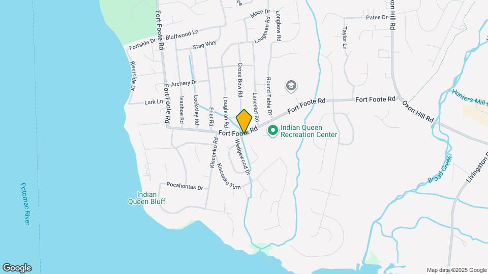 9535 Fort Foote Rd Map and Location Details