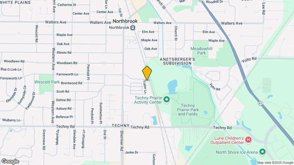 1739 Tudor Ln Map and Location Details