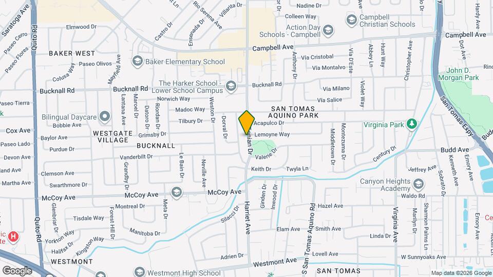 2267 Fenian Dr Mapa y Detalles de la Ubicación