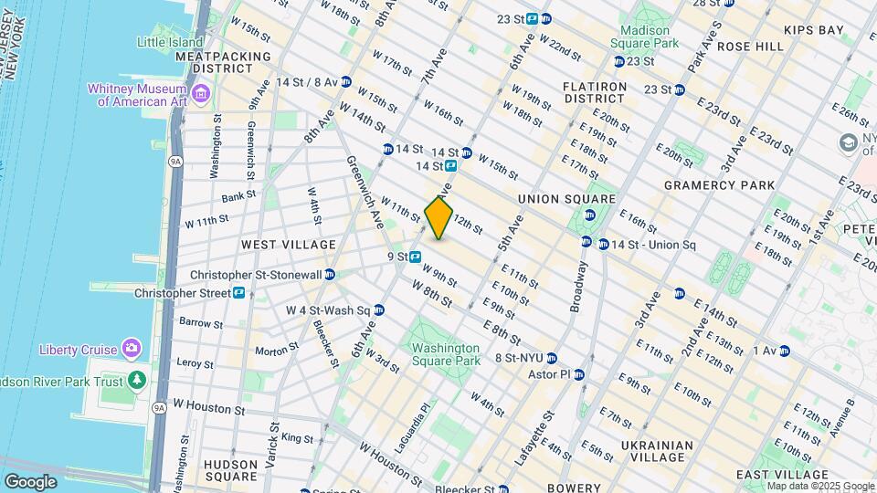 45-55 W 10th St Mapa y Detalles de la Ubicación