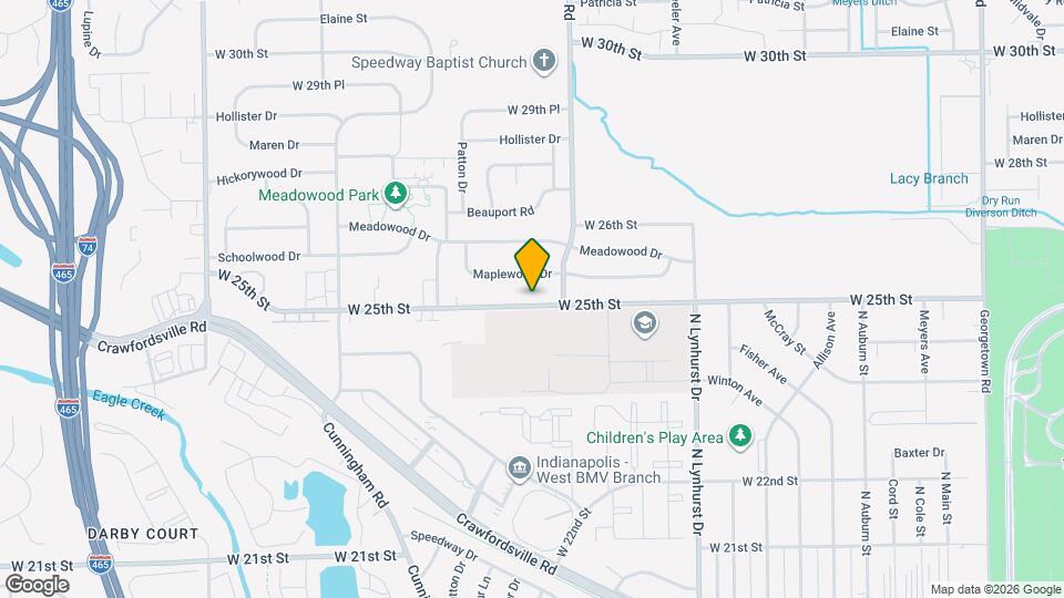 5532 W 25th St Map and Location Details