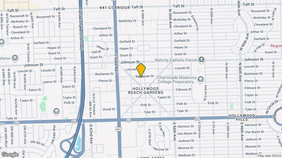 5808 Buchanan St Map and Location Details