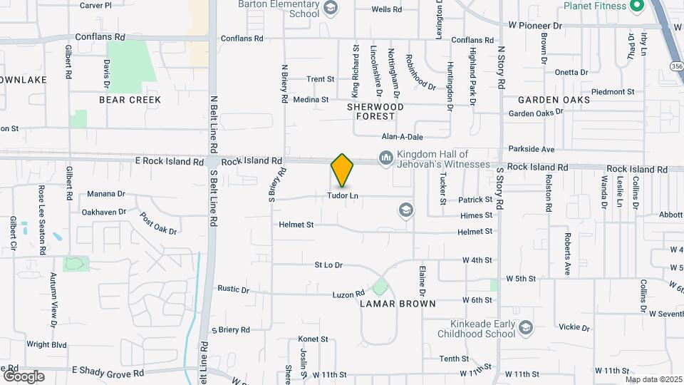 3013 Tudor Ln Map and Location Details
