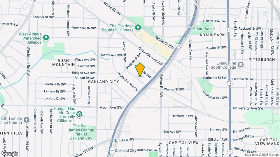 1021 Lawton Ave SW Map and Location Details