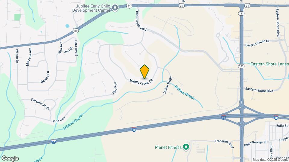 30442 Middle Creek Cir Map and Location Details