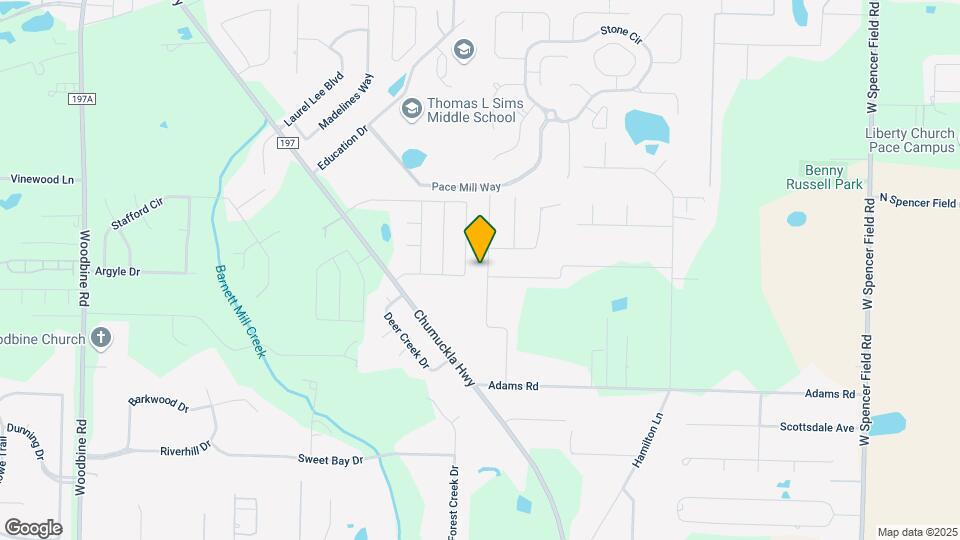 5317 Parkside Dr Map and Location Details