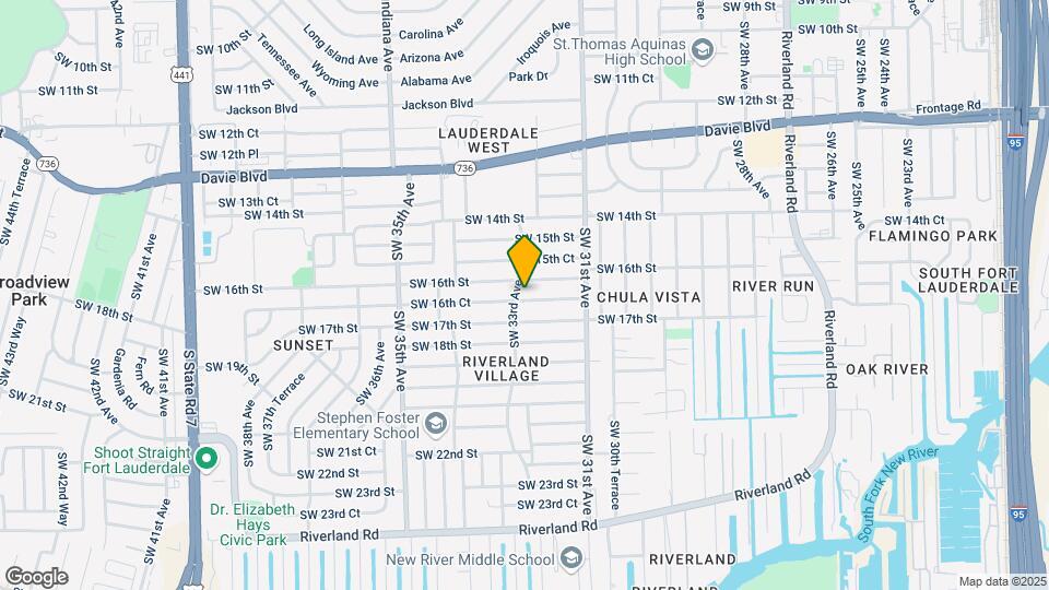1620 SW 33rd Ave Map and Location Details