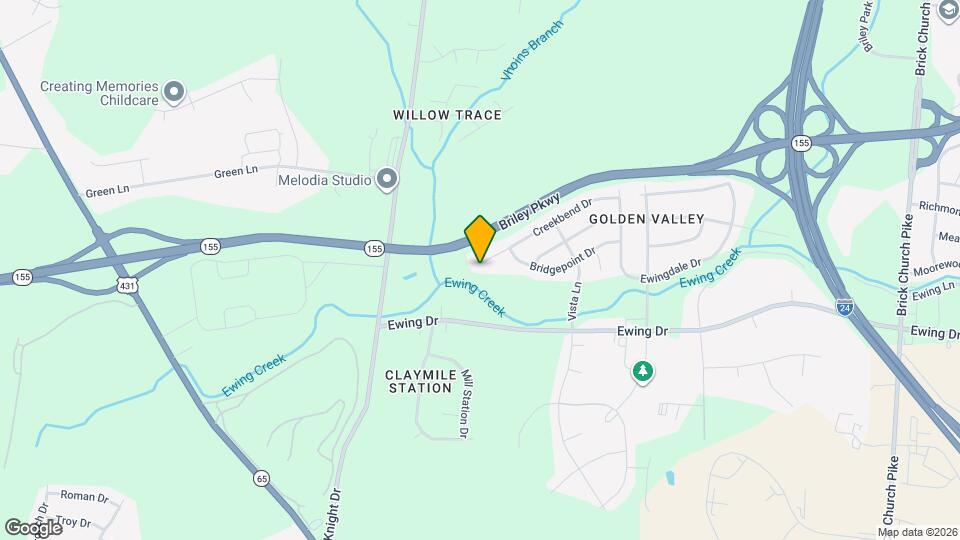 2893 Creekbend Dr Map and Location Details