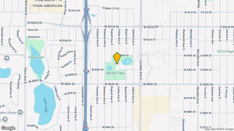 8434 Colfax Ave S Map and Location Details
