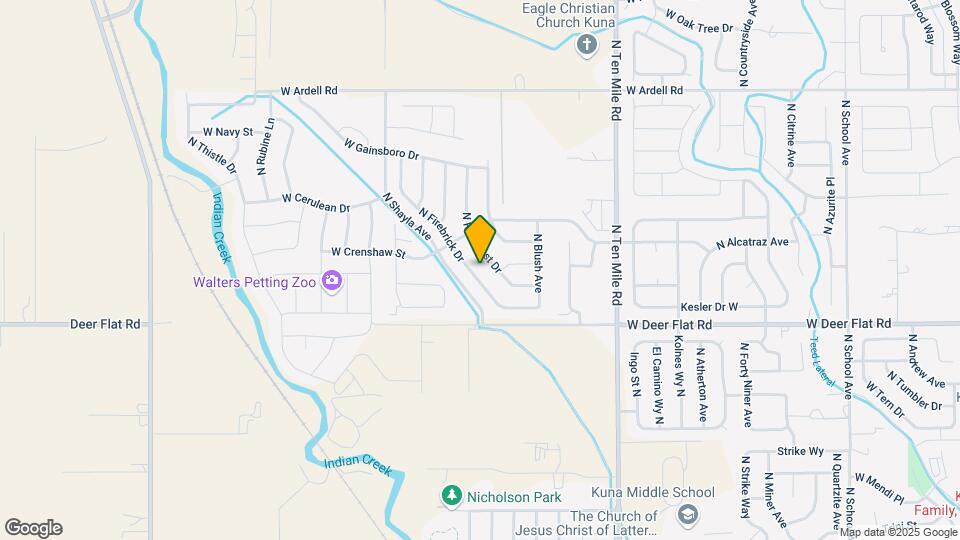 1642 N Firebrick Dr Map and Location Details