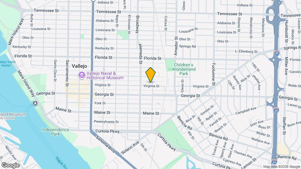 944 Virginia St Map and Location Details