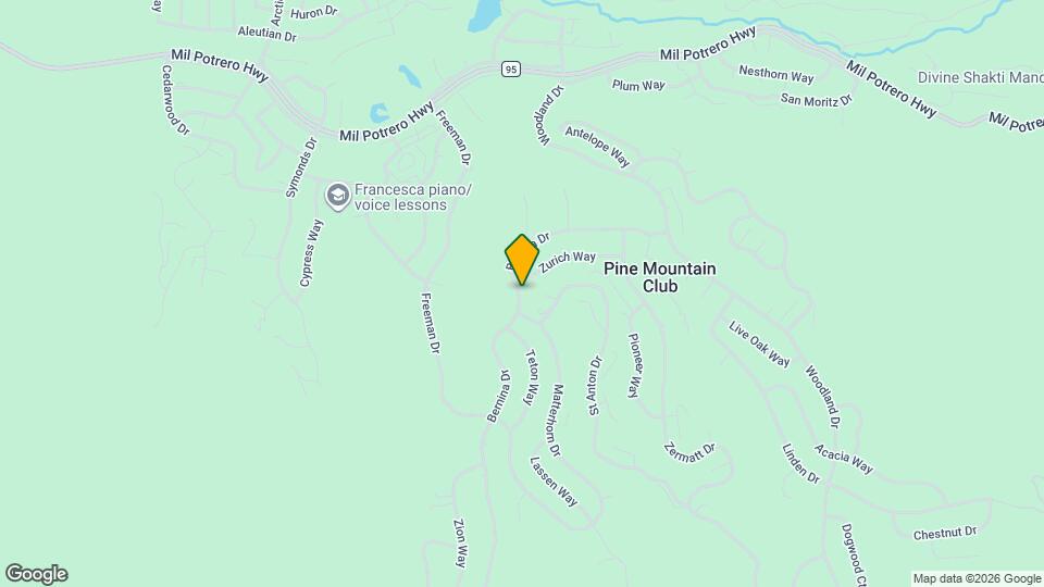 2116 Bernina Dr Map and Location Details