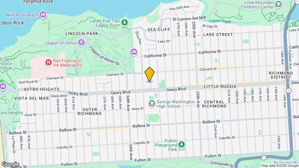 463 31st Ave Map and Location Details