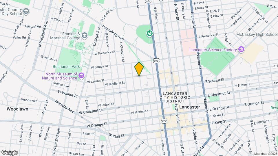 344 N Mulberry St Map and Location Details